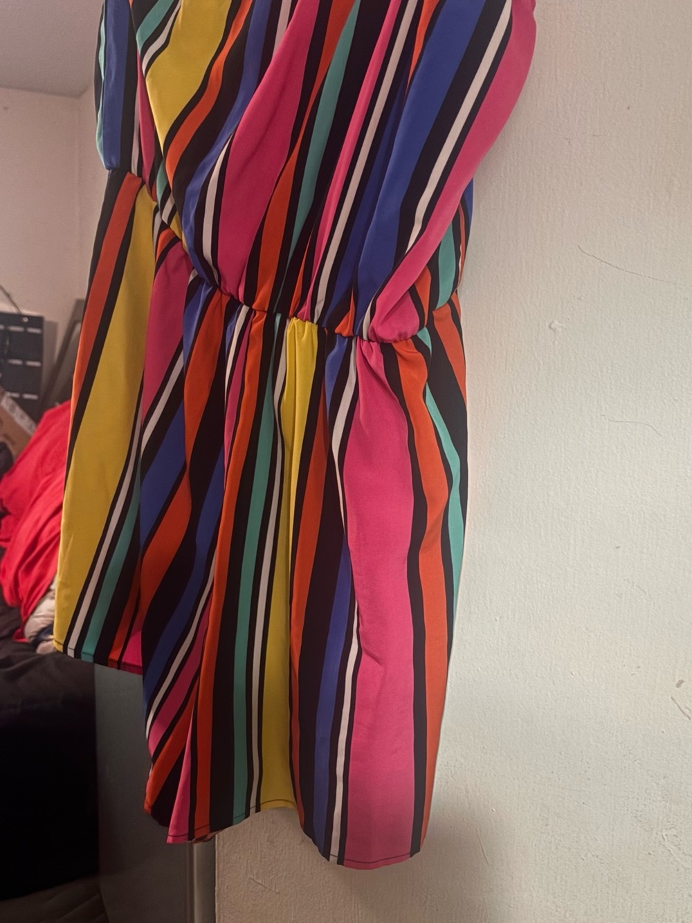 Multicolor Striped Women’s jumpsuit - Bright Stripe Summer jumpsuit